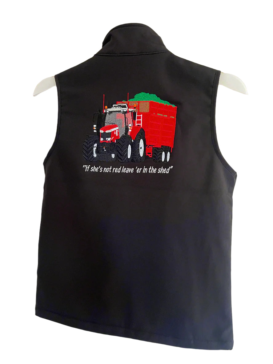 Water-Resistant Kids Softshell Tractor Bodywarmer