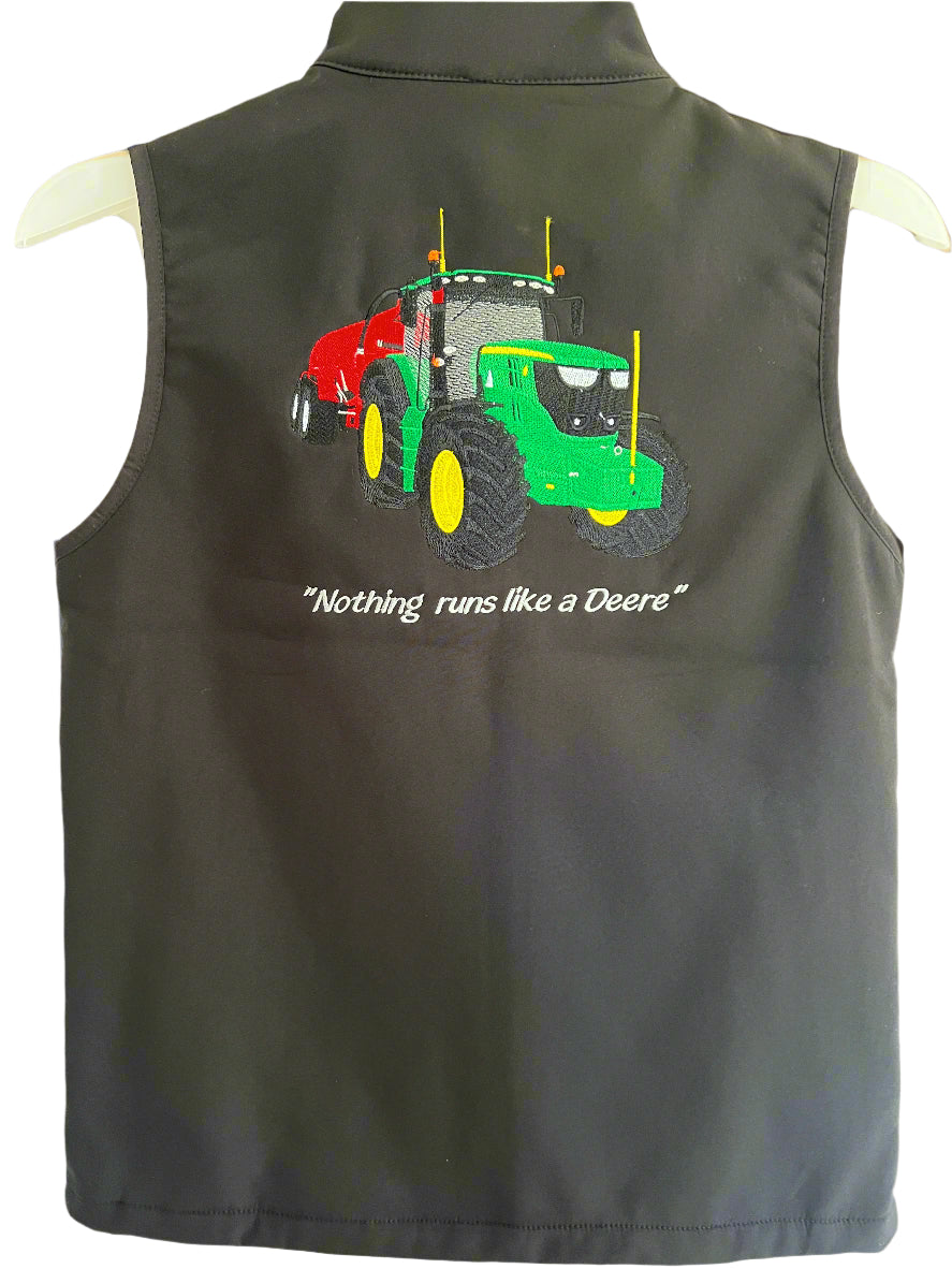 Water-Resistant Kids Softshell Tractor Bodywarmer