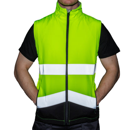 Hi Vis Softshell Bodywarmer