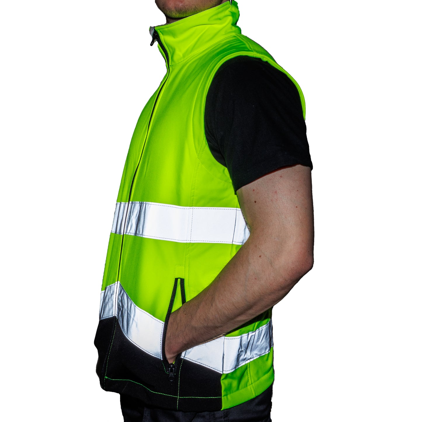 Hi Vis Softshell Bodywarmer