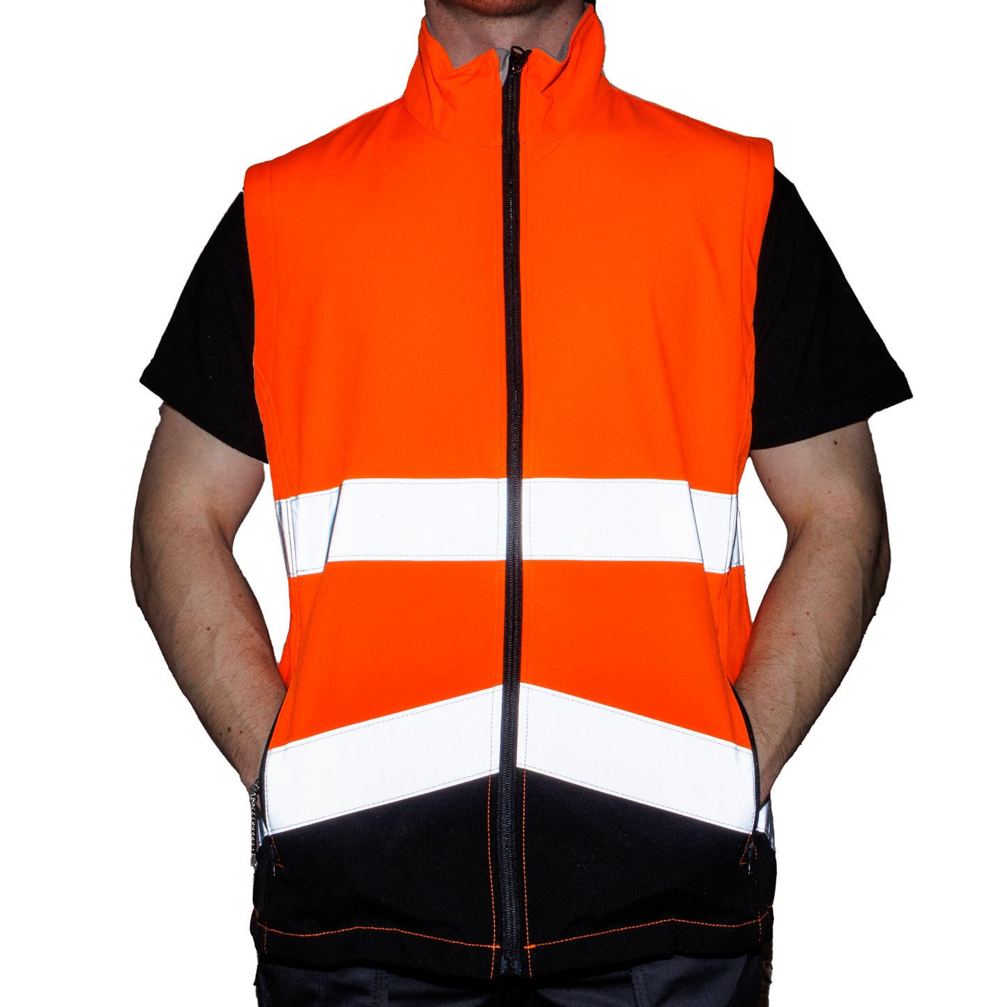 Hi Vis Softshell Bodywarmer