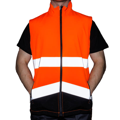 Hi Vis Softshell Bodywarmer