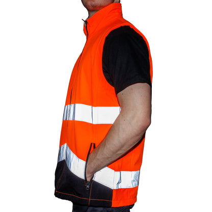 Hi Vis Softshell Bodywarmer