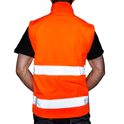 Hi Vis Softshell Bodywarmer