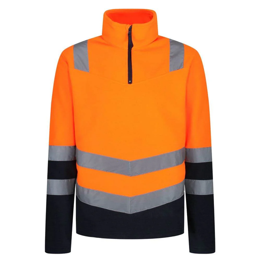 Regatta Hi-Viz 1/4-zip Fleece