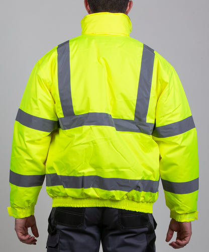 Hi-Vis Bomber Jacket - Yellow