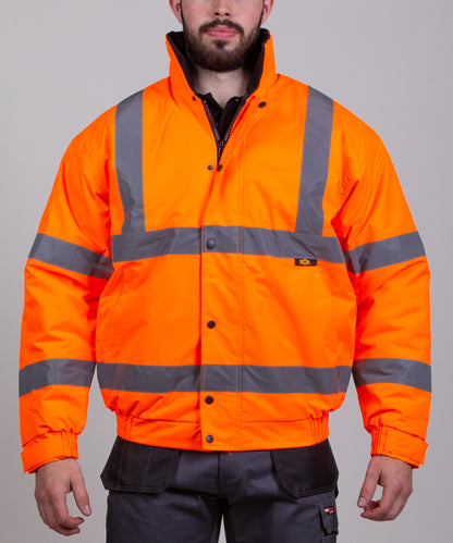 Hi-Vis Bomber Jacket - Orange