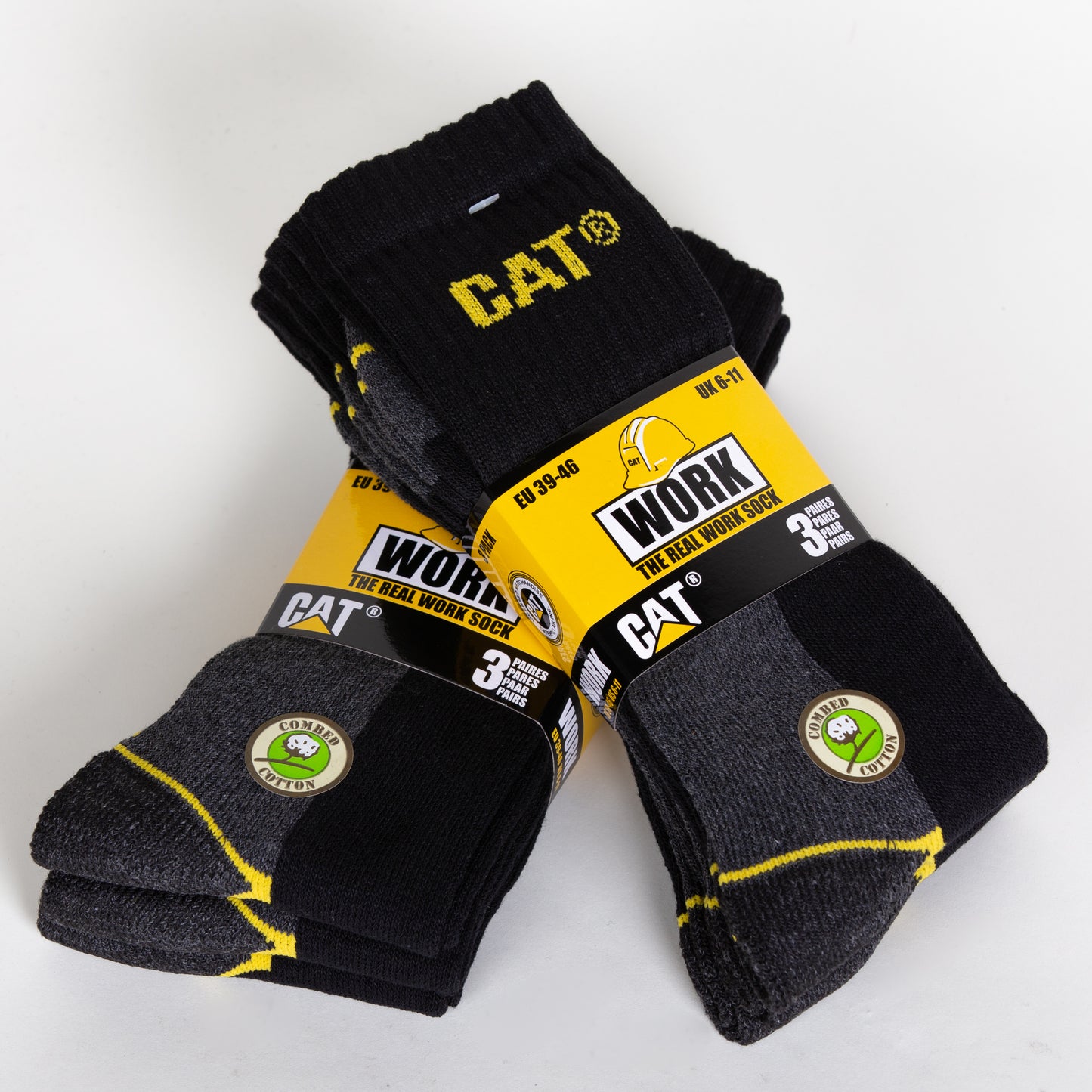 CAT 3-pack Work Sock