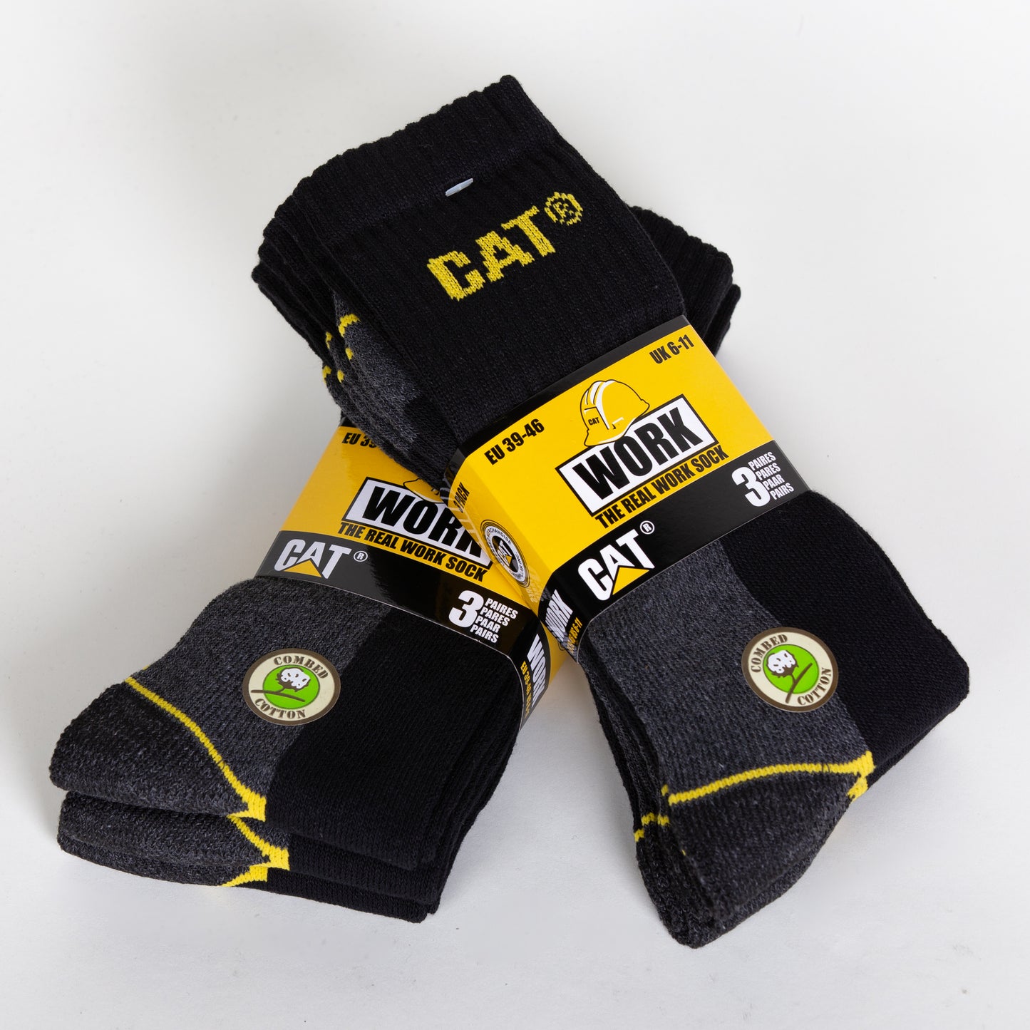 CAT 3-pack Work Sock