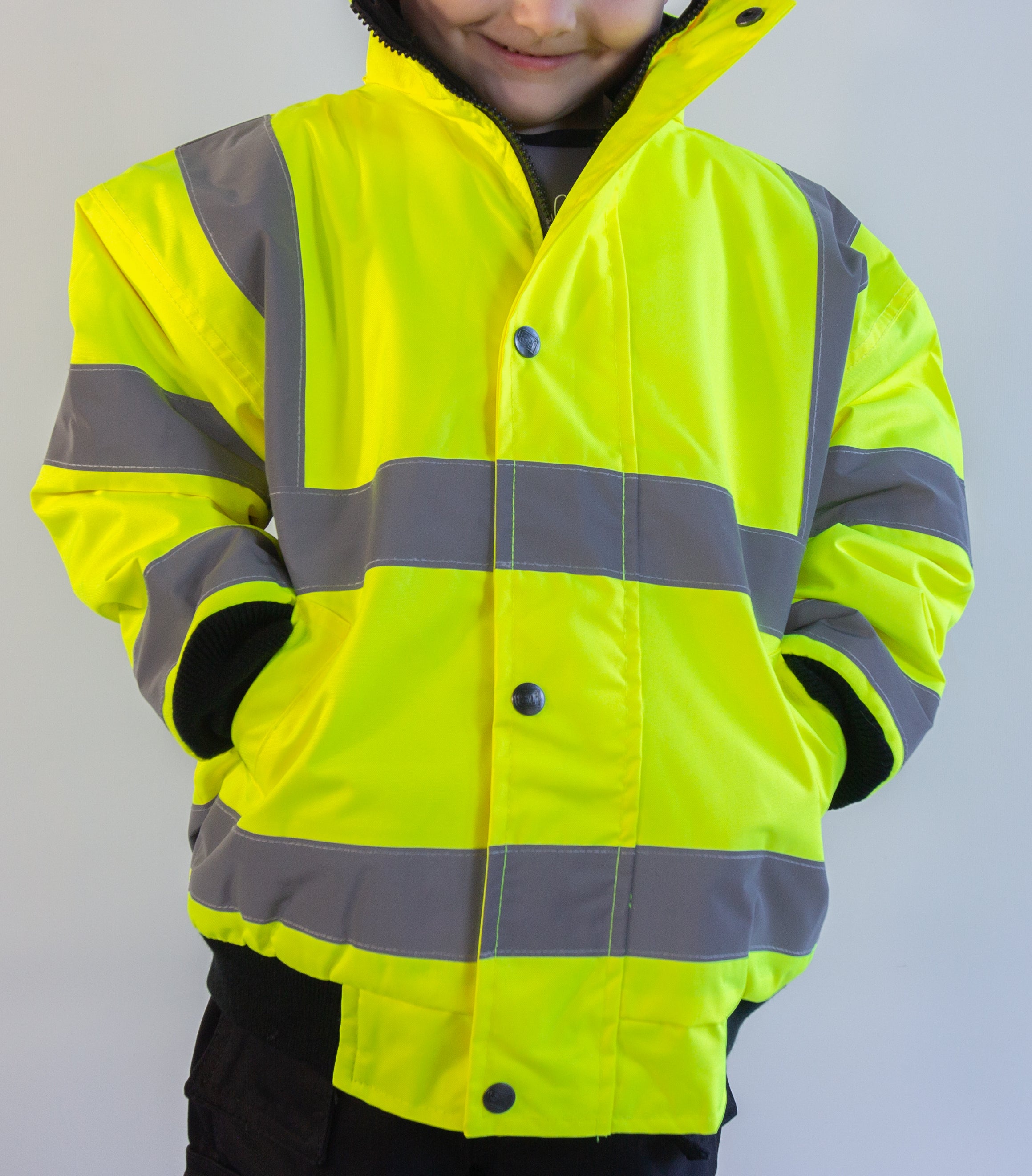 Childrens hi 2025 vis jackets