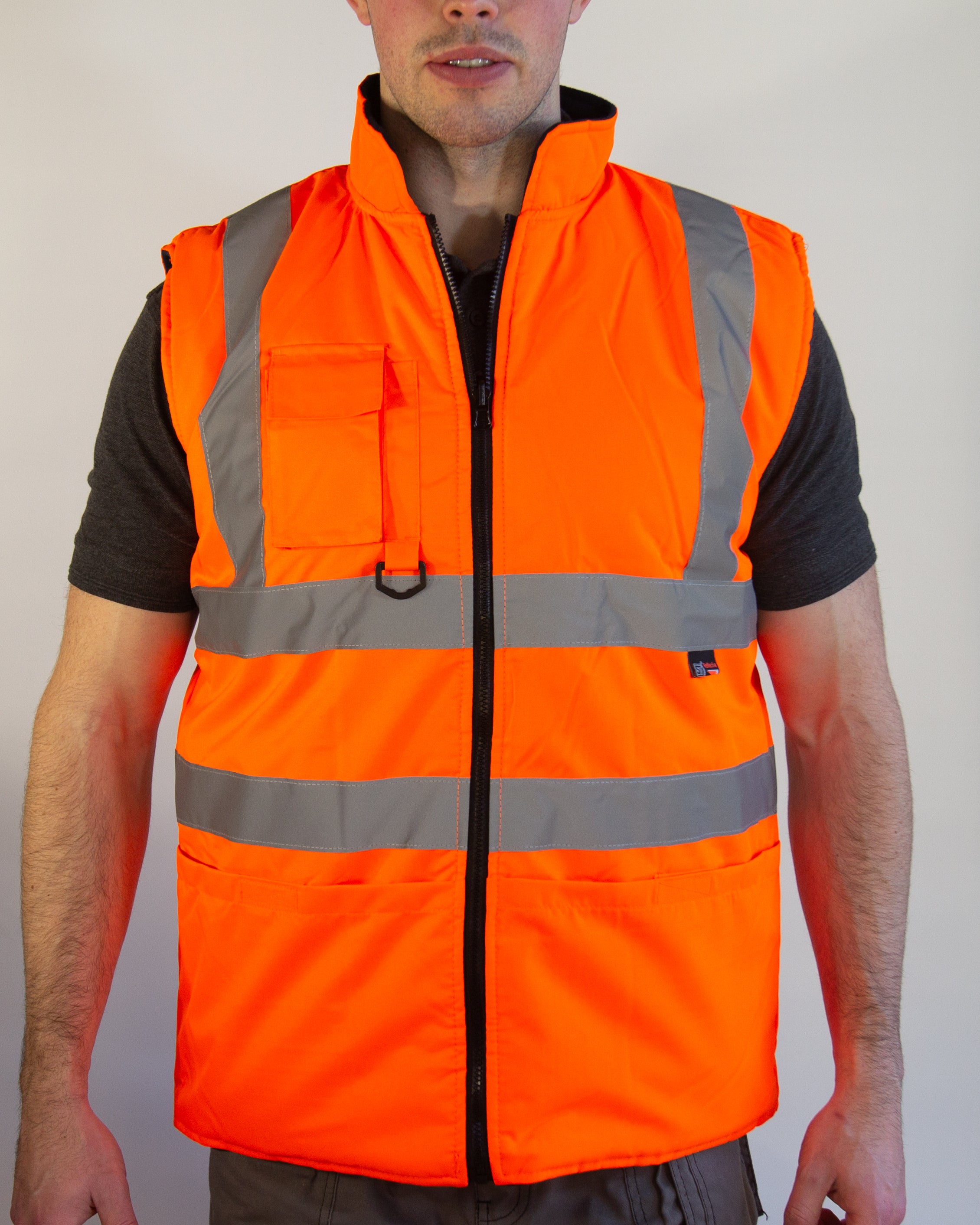 Hi vis clearance orange bodywarmer