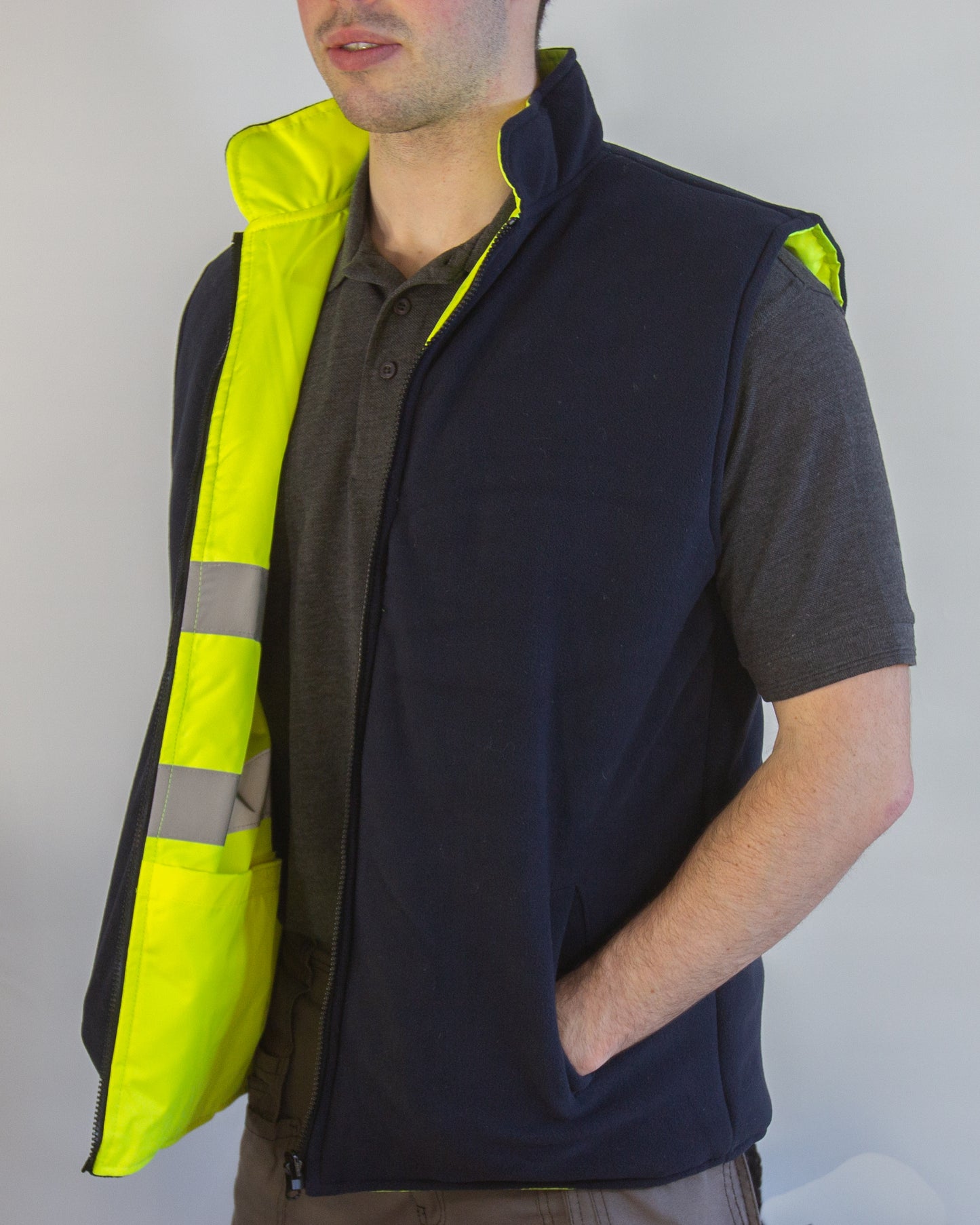 Hi-Vis Bodywarmer - Yellow